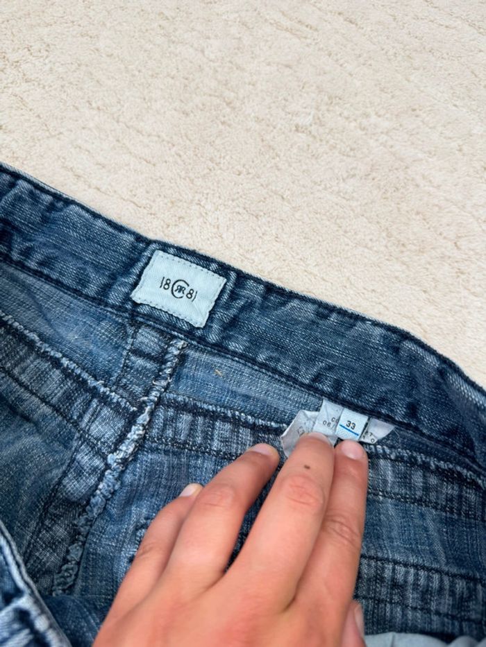 Jeans Coupe Droite vintage Y2k 00’s Bleu Taille 42 - photo numéro 7