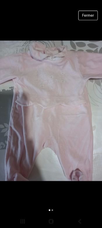 Grenouillère bébé fille