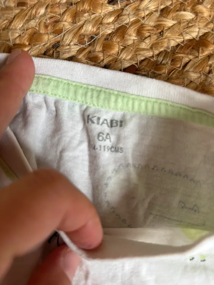 T-shirt Kiabi 6 ans crocodile tbe - photo numéro 3