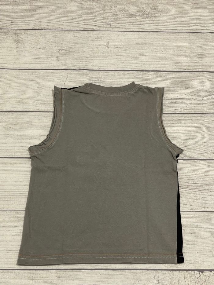 Sans marque - Débardeur - Noir,gris et orange - 3 ans - photo numéro 3