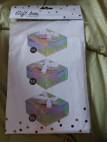 Boite cadeau holographique