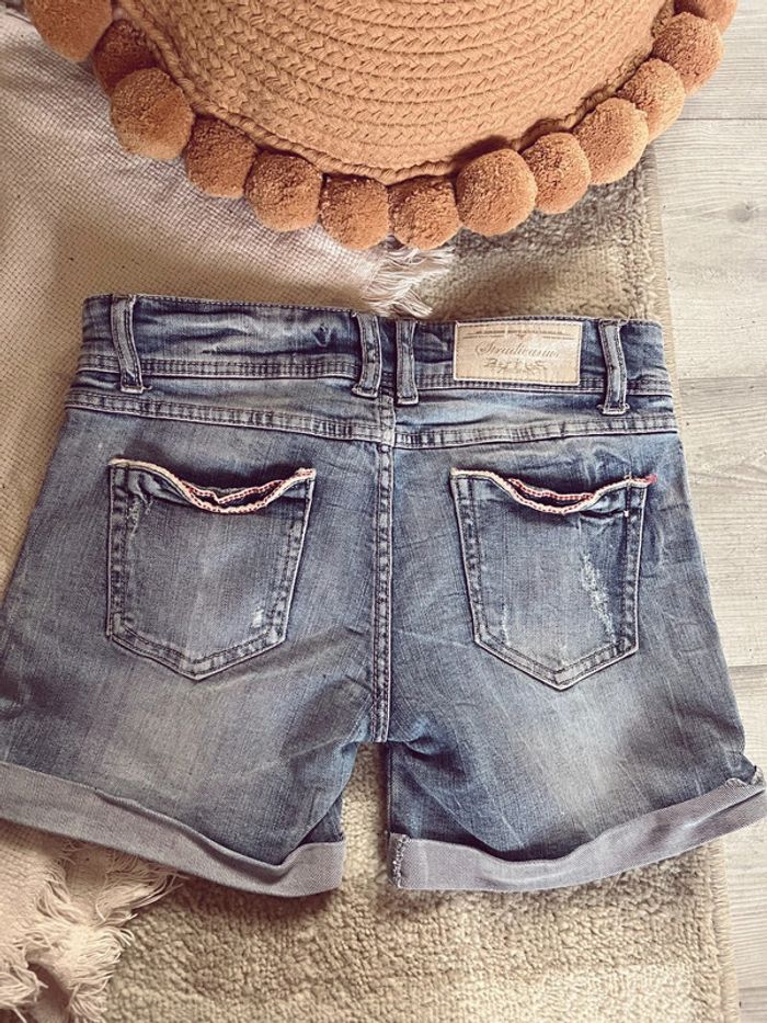 Short en jean femme stradivarius - photo numéro 3