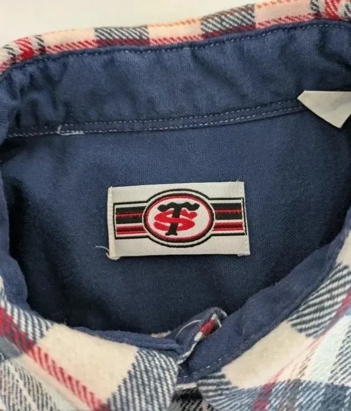 Chemise à carreaux chaude - Stade Toulousain - taille L - photo numéro 3