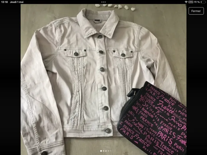 Blouson jean mode