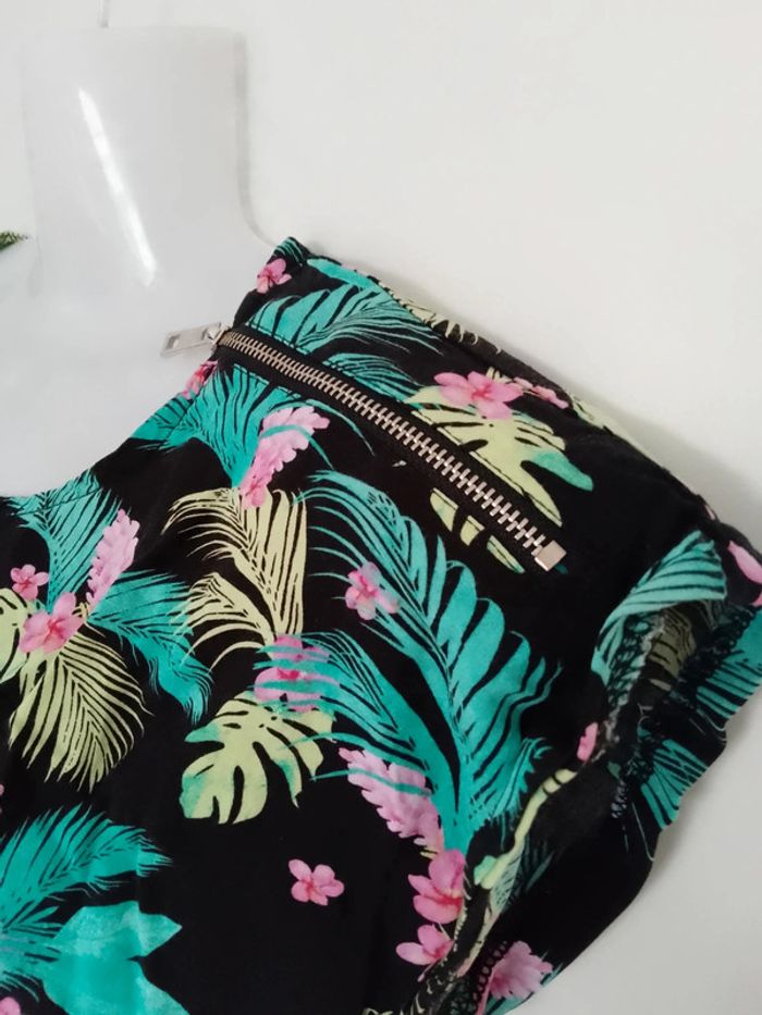 Top bohème fleurs inscription dorée 34 - photo numéro 3