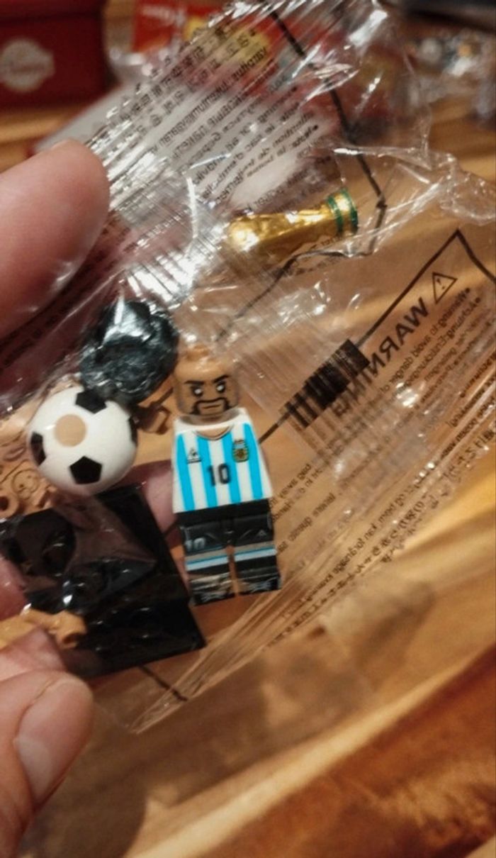Personnage Lego foot neuf Diego Maradona équipe d'Argentine
