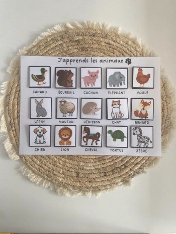 J’apprends les animaux