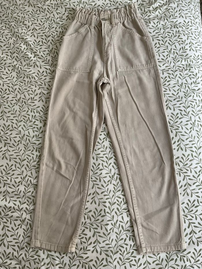 Jeans beige taille 32 Kiabi - photo numéro 3