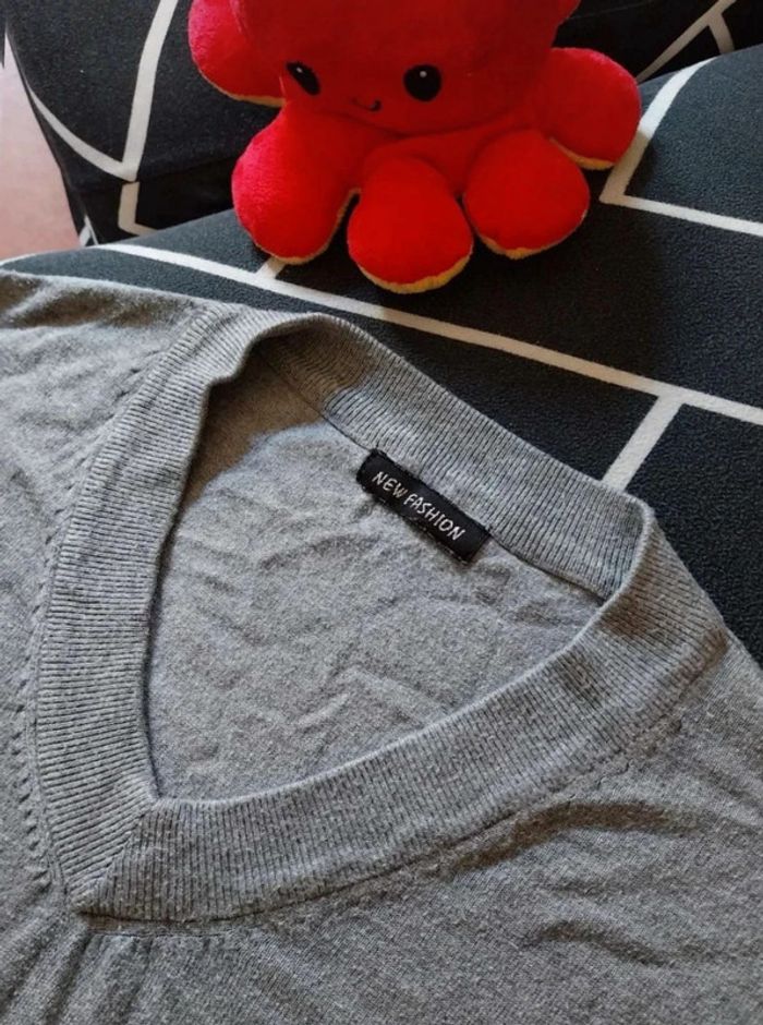 Pull long gris TU - photo numéro 2