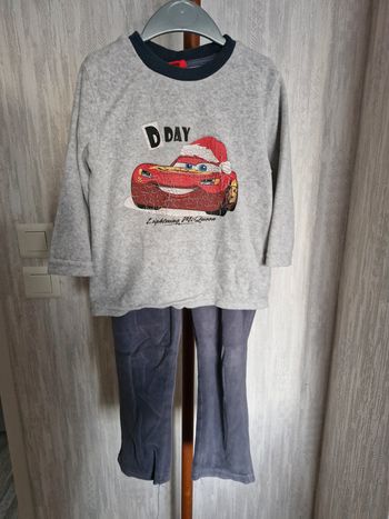 Ensemble pyjama 2 pièces enfant garçon 4 ans Cars Disney Coton Polyester