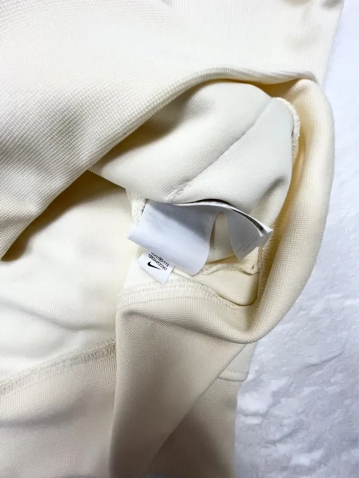 Nike sweat à capuche jaune pâle femme taille S coton - photo numéro 6