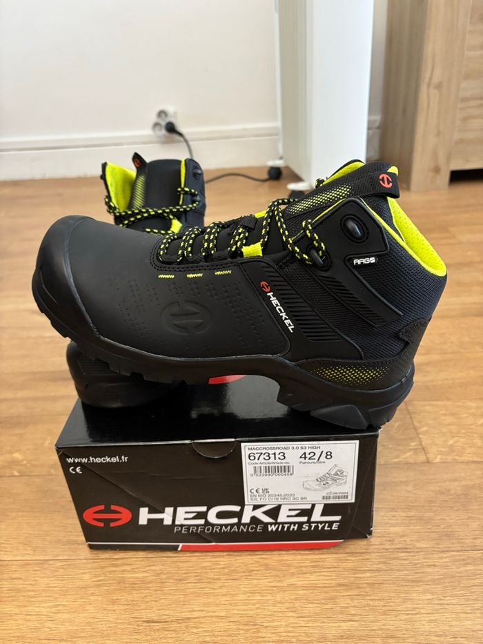 Chaussure de sécurité montante S3 MacCrossroad 3.0 High HECKEL 67313 taille 42 - photo numéro 9