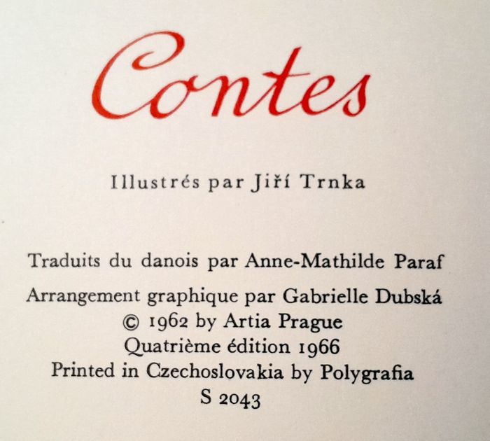 hans christian andersen contes illustrés par jiri trnka - photo numéro 8