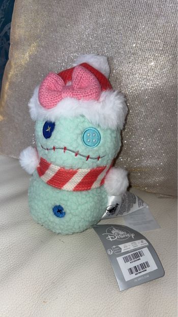 Disney Store - Peluche Souillon Noël - Neuf avec étiquette - Vert Menthe/Rouge