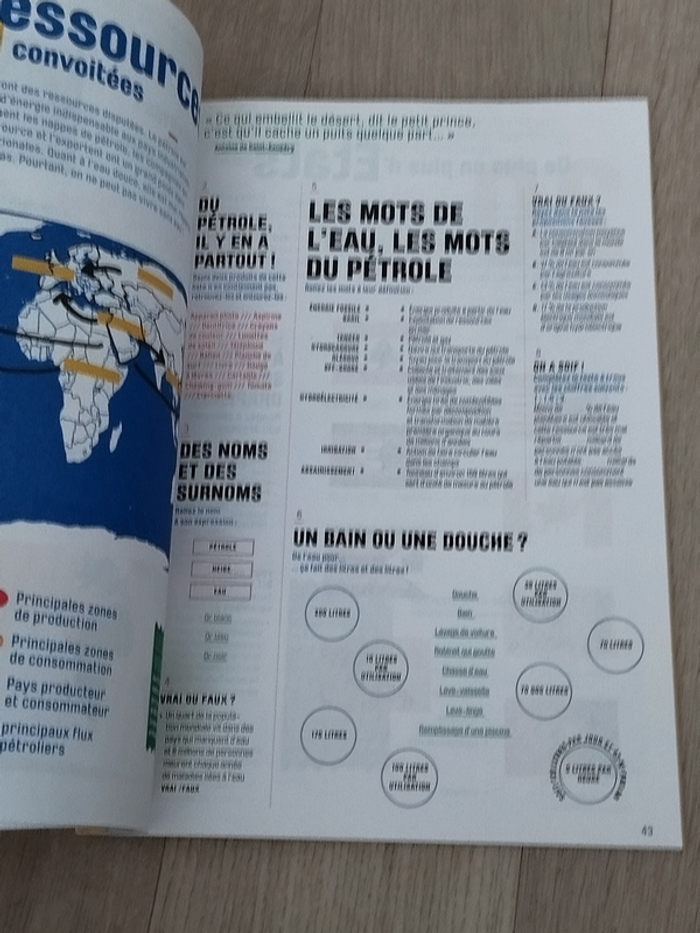 Revue Le monde HS Grand quiz junior le dessous des cartes - photo numéro 6