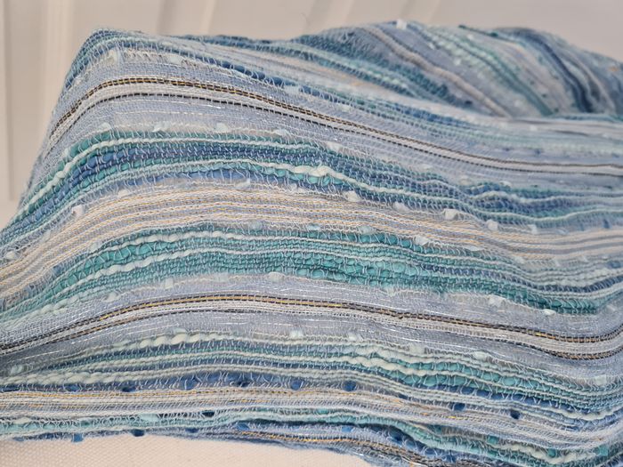 Étole bleu - photo numéro 2