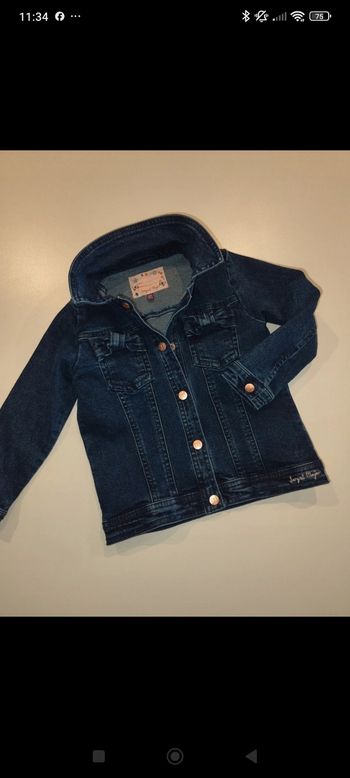 Veste en jean sergent major fille 4 ans