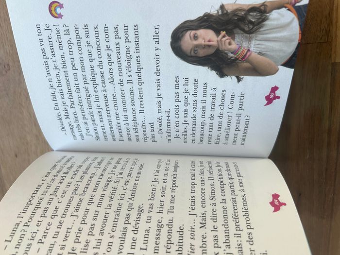 livre disney soy luna bibliothèque rose titre n2 seconde chance - photo numéro 2