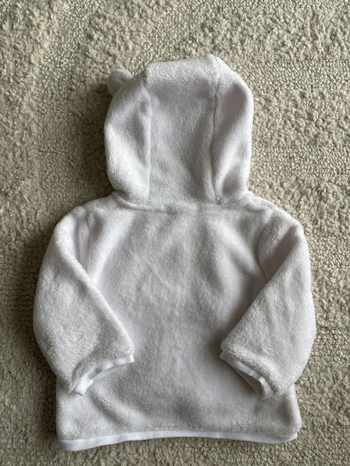 Veste polaire Verbaudet blanc 6M - photo numéro 5