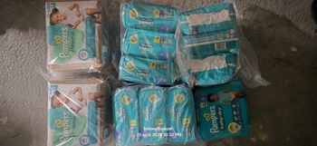 Lot couche pampers baby-dry taille 5