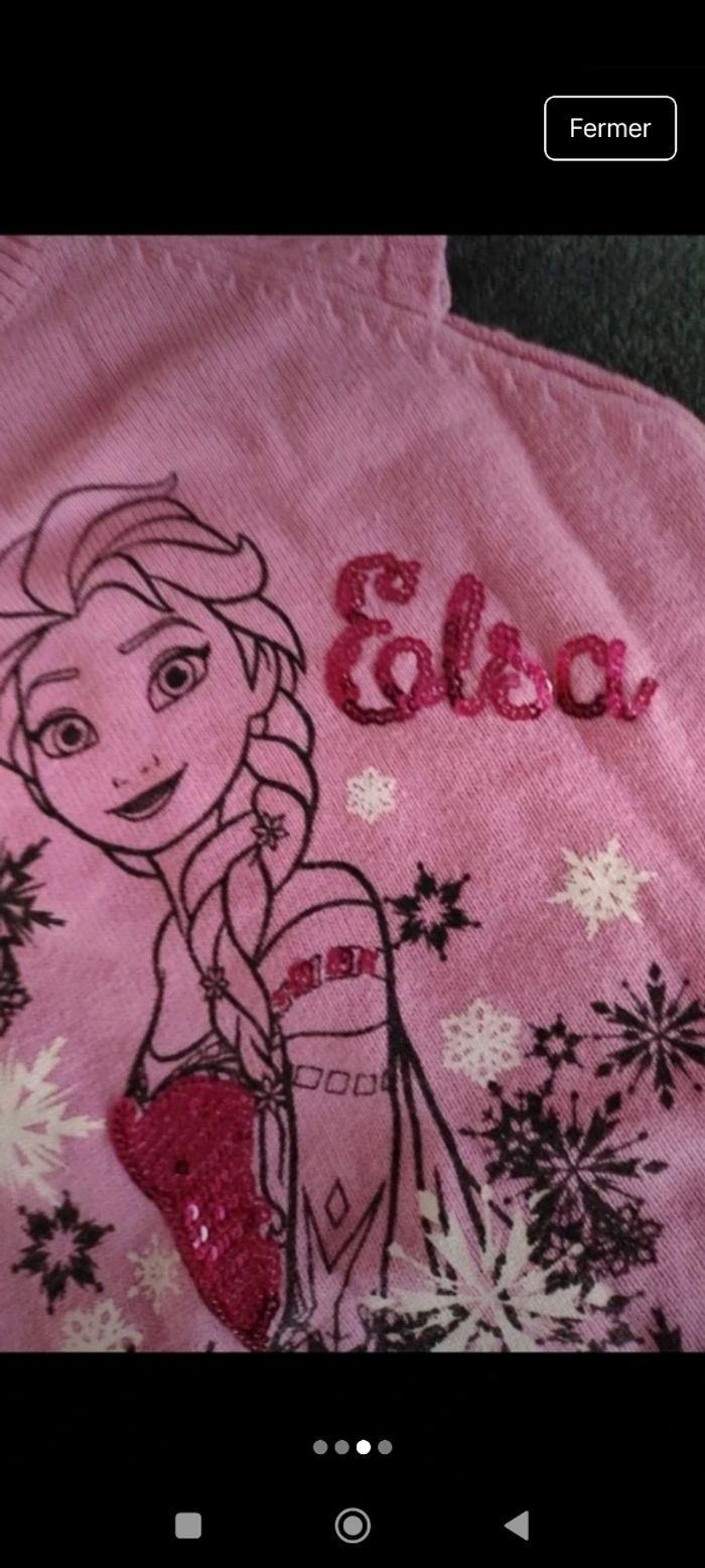 Pull à col Reine des Neiges - photo numéro 3