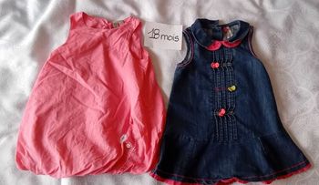 Lot de 2 robes 18 mois