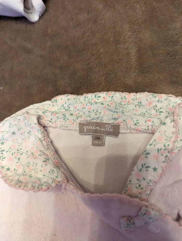 lot de 2 pyjamas grain de blé 3 mois - photo numéro 5