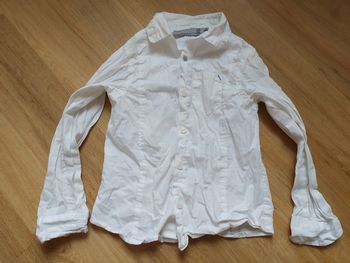 Chemise manches longues blanche YCC 6 ans