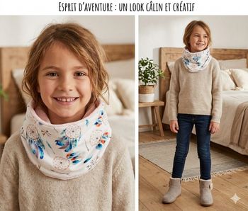 Tour de cou fille créatrice 