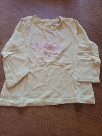 T-shirt manches longues 12 mois