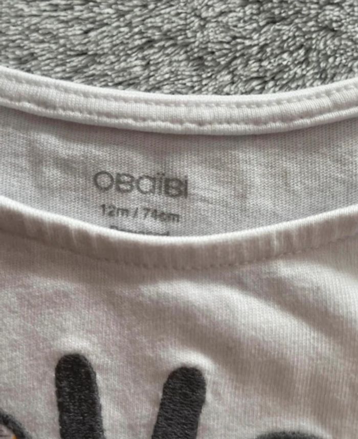 T shirt fille, 12 mois - photo numéro 4