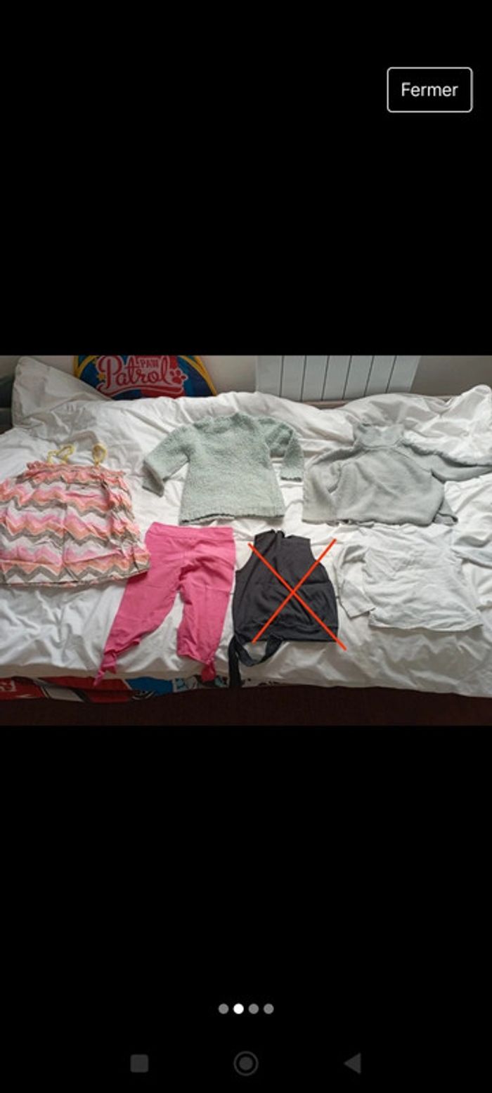 Lot 5 PCS fille 5 ans marques diverses 14€ - photo numéro 3