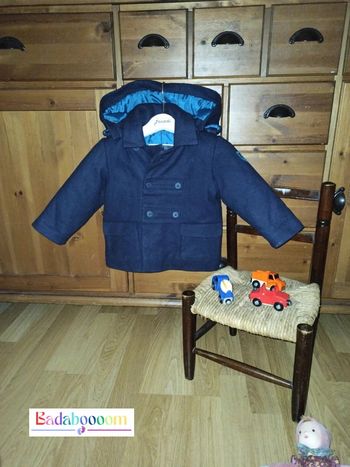 Manteau Duffle coat jacadi 12 mois tbe