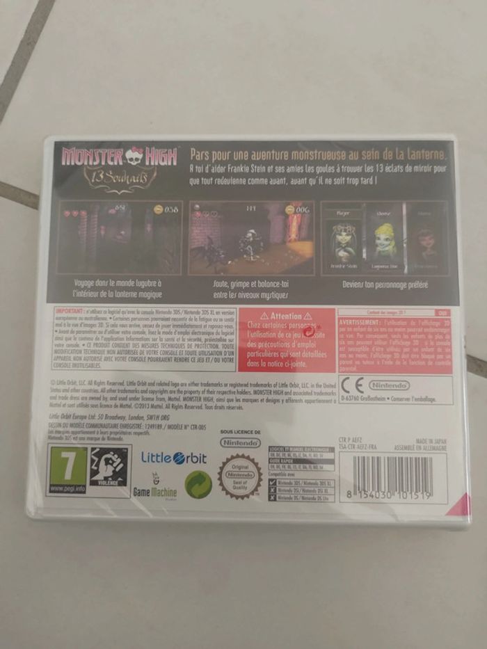 Nintendo 3DS Monster High 13 souhaits - photo numéro 2