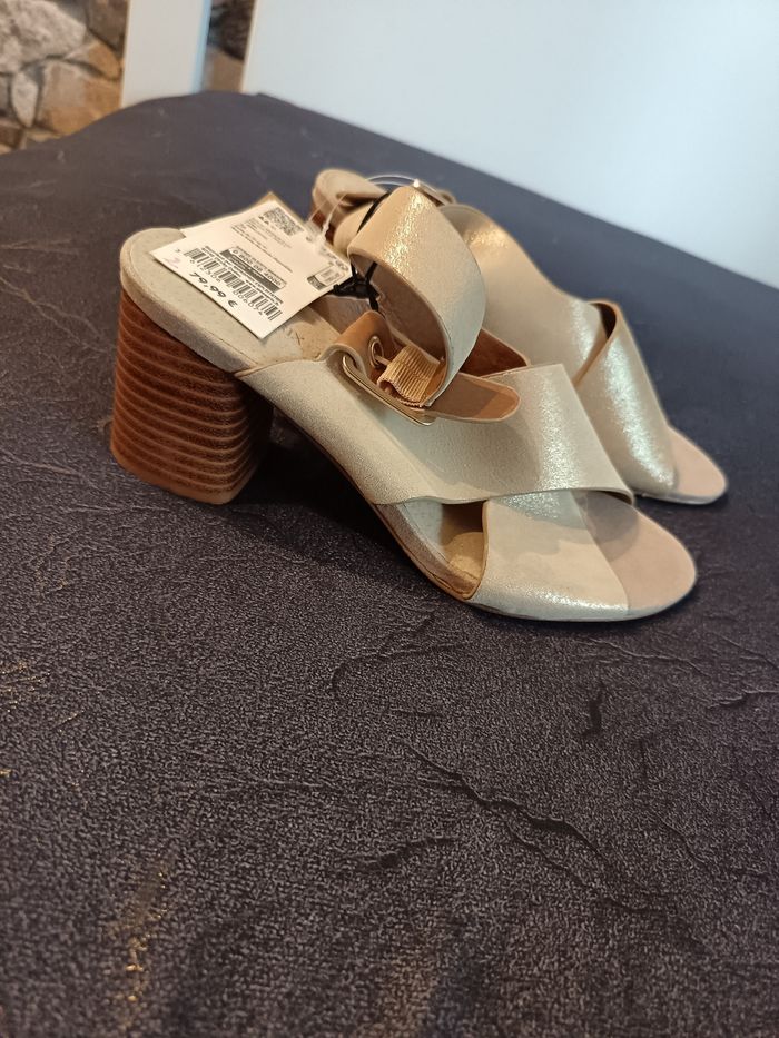 Sandales cuir Monoprix 36