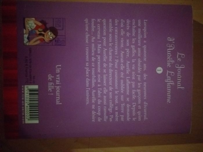 Livre Le journal d'Aurélie Laflamme - photo numéro 2