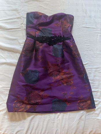 Robe bustier violette Nafnaf