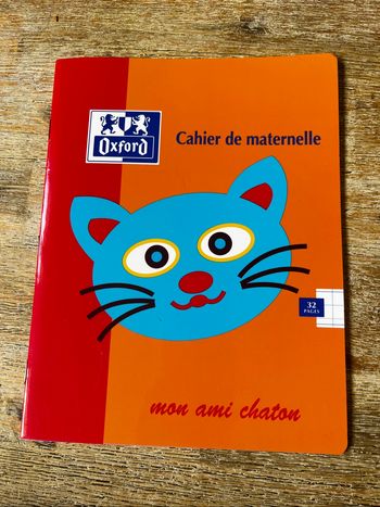 Cahier d’écriture maternelle