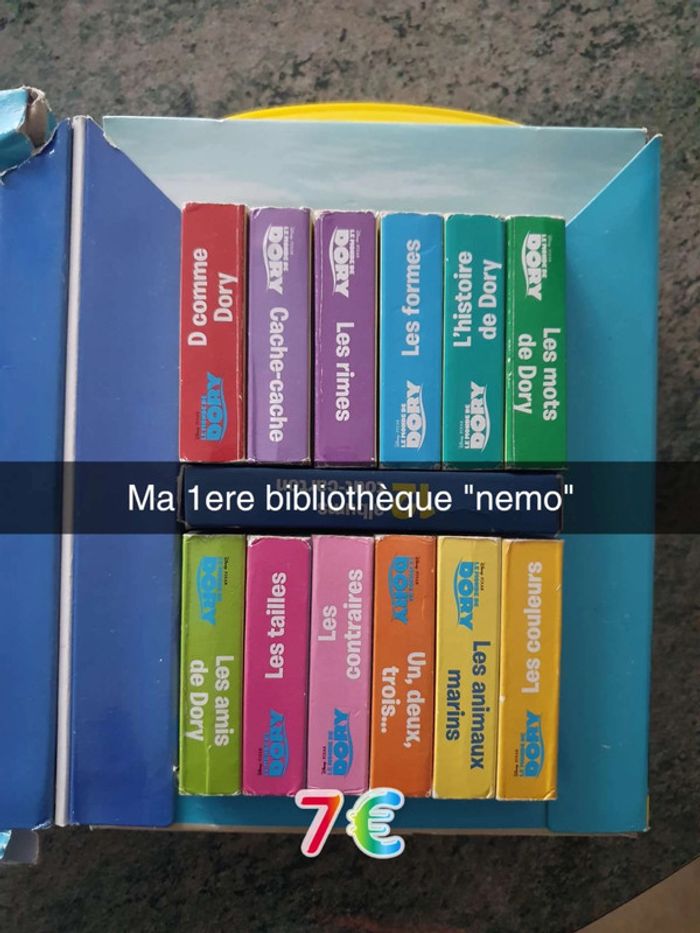 Ma 1ere bibliothèque "le monde de dory"