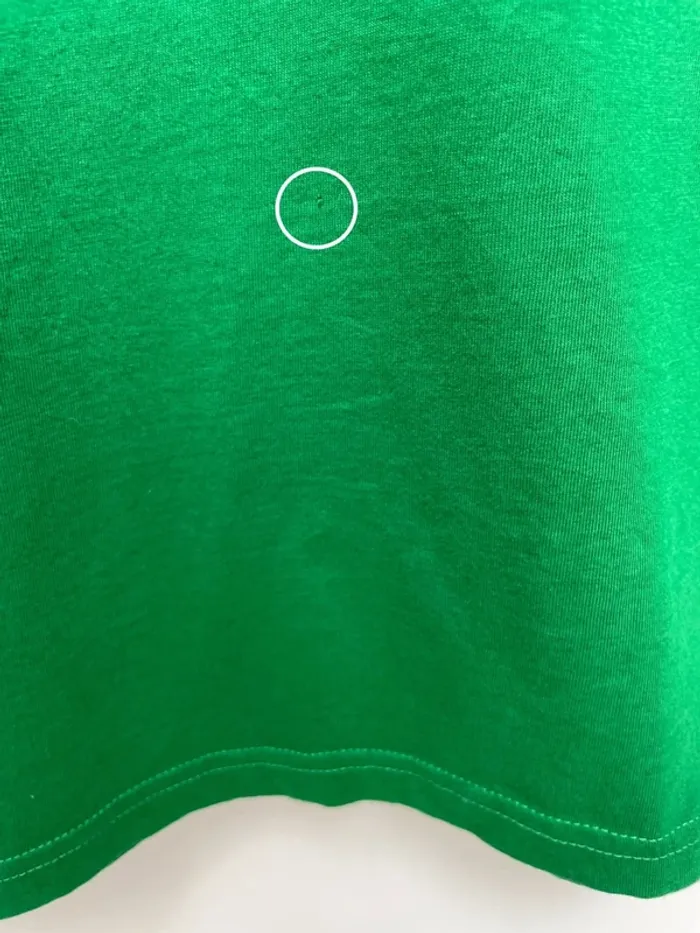 T-shirt manches longues Ralph Lauren vert logo brodé jaune homme S - photo numéro 13
