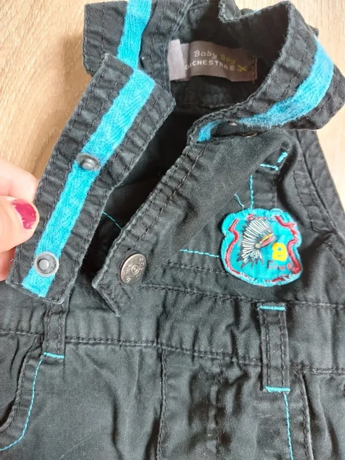 Salopette noire Orchestra 6 mois - photo numéro 3