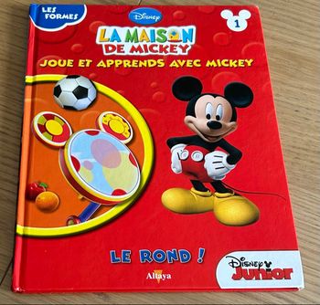 Livre La maison de Mickey - les formes