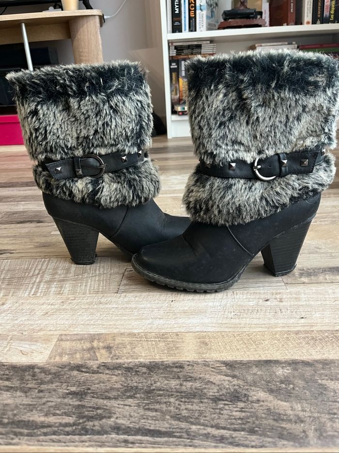 Bottes avec fourrures