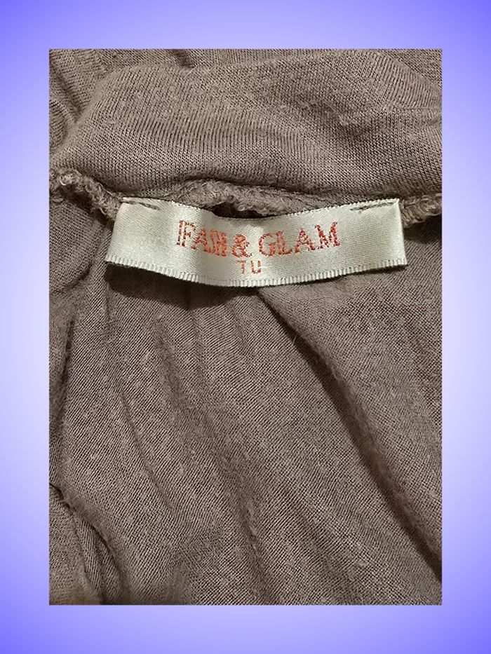 Robe Courte Grise Taille Unique Fash & Glam - photo numรฉro 3