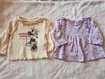 Lot tee shirt bébé fille