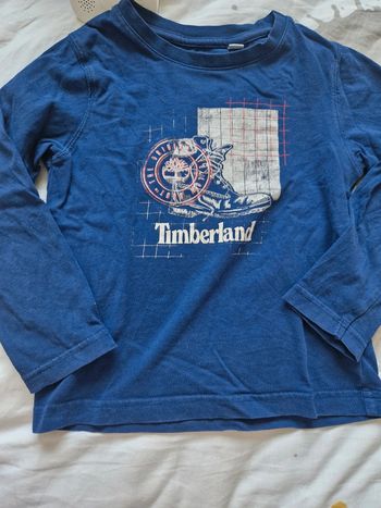 Tee shirt manche longue timberland 5 ans