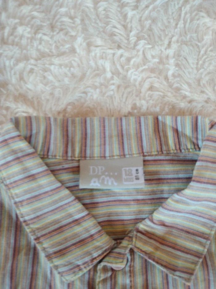 Ensemble (salopette velours+chemise) Garçon 18 mois Arty Baby Dpam - photo numéro 14