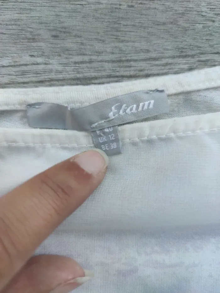 T-shirt Etam t.38 - photo numéro 2