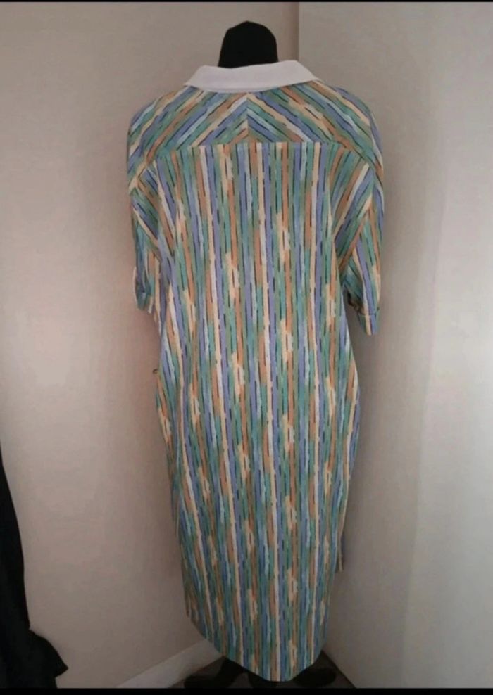 Robe chemise vintage Damart 54 - photo numéro 4