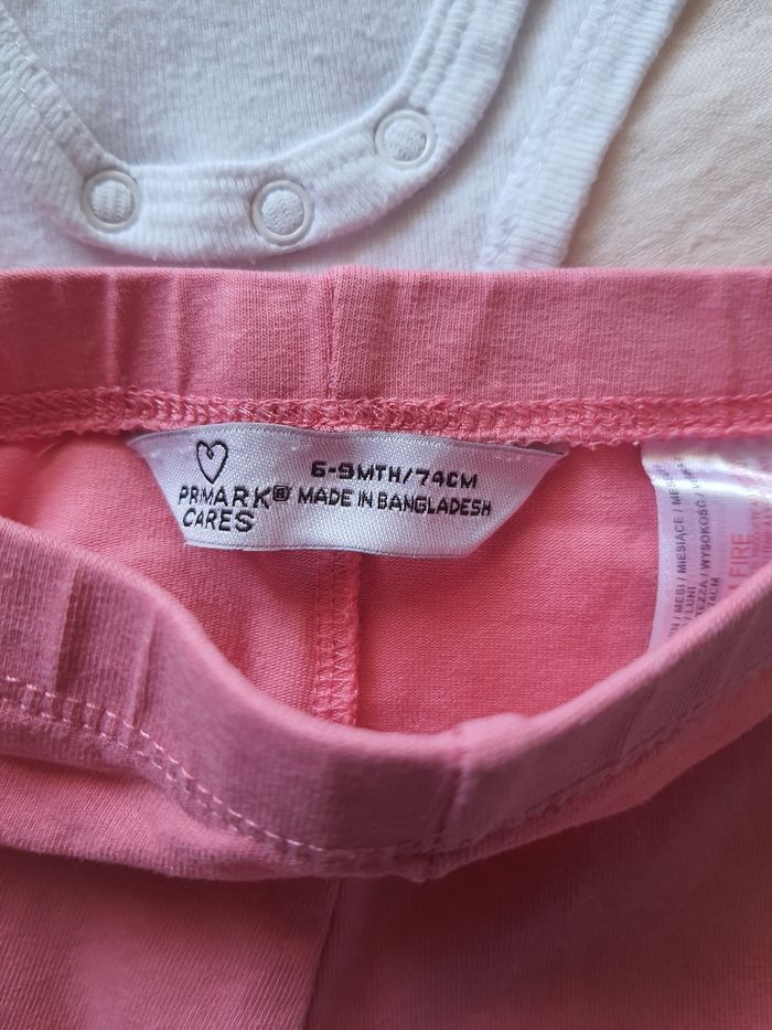 Lot T-shirts body intégrés Verbaudet +legging - photo numéro 3